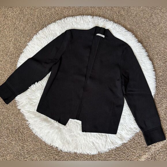 MM. Lafleur The Sant Ambroeus Jardigan Jacket Black Womens Large Career Wear - Picture 1 of 7